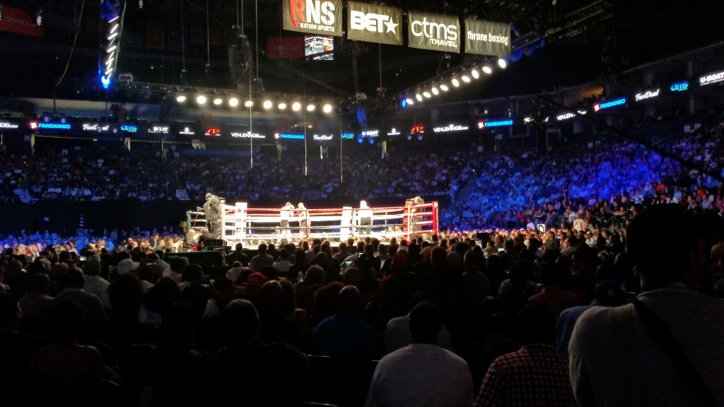 Oracle Arena, Roc Nation's Ward vs Smith Event. June 2015